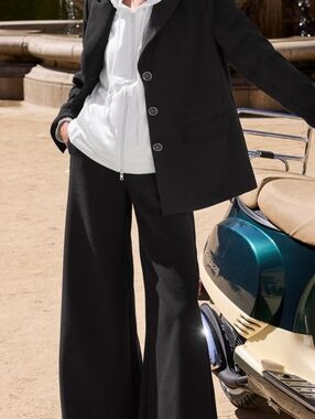CAbi Women's 18 Black Straight-Leg Dress Pants